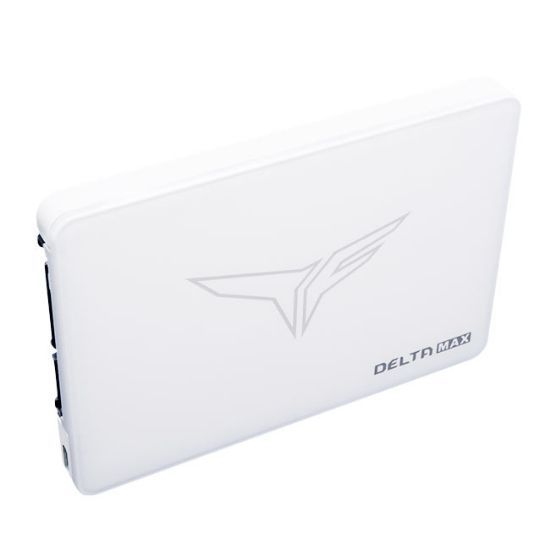 Team DELTA MAX LITE RGB 512GB 550-500MB/s 2.5" SATA3 Beyaz SSD Disk (T253TM512G0C425) resmi