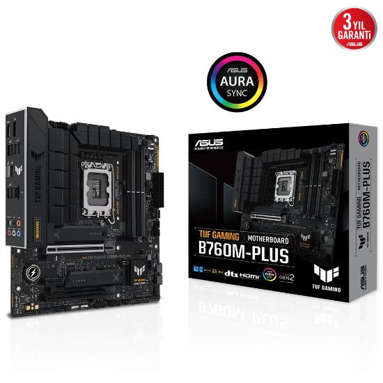 ASUS TUF GAMING B760M-PLUS DDR5 7200MHz 1700p mATX resmi