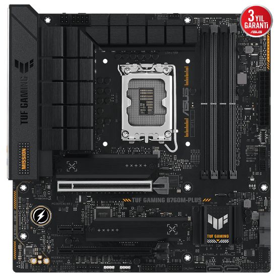 ASUS TUF GAMING B760M-PLUS DDR5 7200MHz 1700p mATX resmi