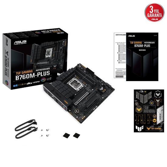 ASUS TUF GAMING B760M-PLUS DDR5 7200MHz 1700p mATX resmi