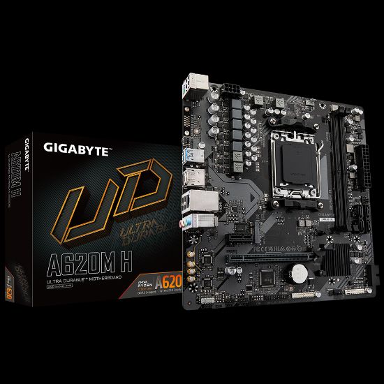 GIGABYTE A620M H DDR5 6400(OC) HDMI DP MATX AM5  resmi