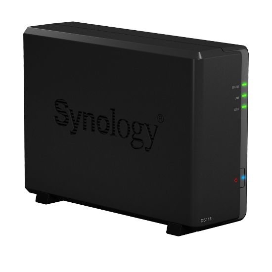 SYNOLOGY DS118 1 YUVALI 1GB NAS DEPOLAMA ÜNİTESİ resmi