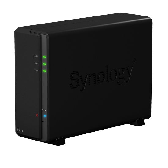 SYNOLOGY DS118 1 YUVALI 1GB NAS DEPOLAMA ÜNİTESİ resmi