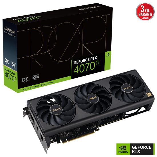  ASUS PROART-RTX4070TI-O12G GAMING 12GB GDDR6X 192Bit resmi