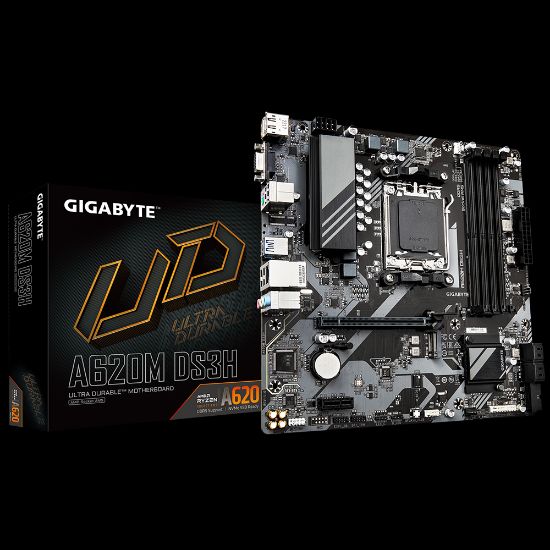 GIGABYTE A620M DS3H DDR5 6400Mhz(OC) M.2 mATX AM5 resmi