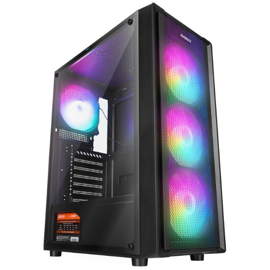 Everest MIDION Mesh PEAK 350W 4*120MM Rainbow KASA resmi