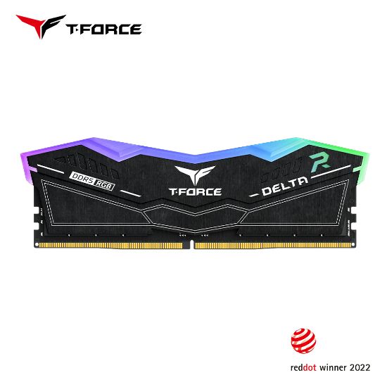 Team T-Force DELTA RGB Black 32GB(2x16GB) 5600Mhz DDR5 CL32 Gaming Ram (FF3D532G5600HC32DC01) resmi