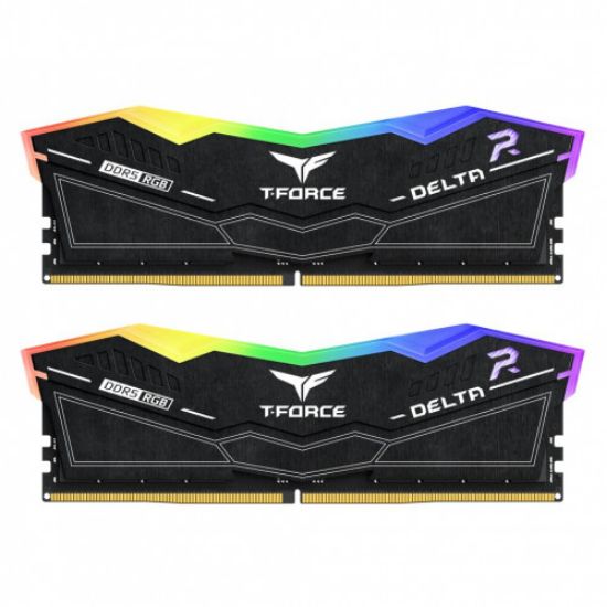 Team T-Force DELTA RGB Black 32GB(2x16GB) 6600Mhz DDR5 CL34 Gaming Ram (FF3D532G6600HC34DC01) resmi