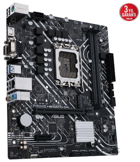 ASUS PRIME H610M-D D4 3200(OC) VGA HDMI DP M.2 mATX 1700p resmi