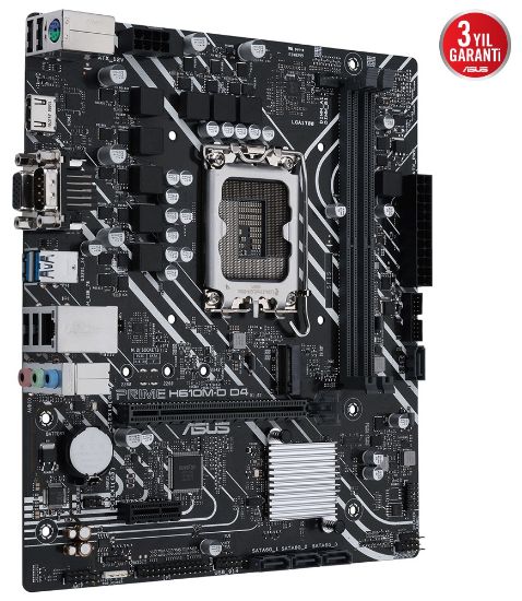 ASUS PRIME H610M-D D4 3200(OC) VGA HDMI DP M.2 mATX 1700p resmi