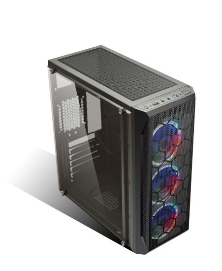 HIPER ZOE GAMING RAINBOW MID ATX KASA 500W resmi