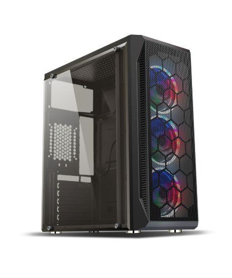 HIPER ZOE GAMING RAINBOW MID ATX KASA 500W resmi