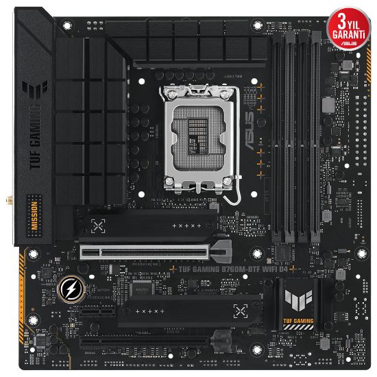 ASUS TUF GAMING B760M-BTF WIFI D4 1700p resmi