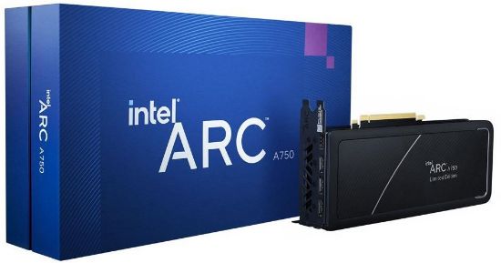 INTEL ARC A750 21P02J00BA 8GB GDDR6 HDMI DP 256BİT resmi