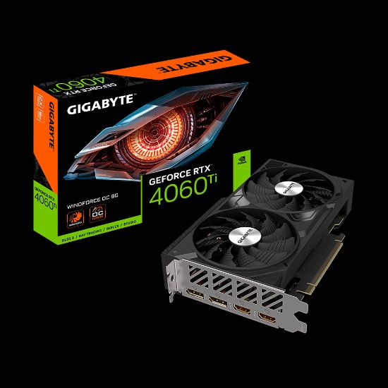 GIGABYTE 4060 Ti GV-N406TWF2OC-8GD GDDR6 128BIT  resmi