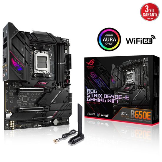 ASUS ROG STRIX B650E-E GAMING WIFI DDR5 6400+(OC) DP HDMI M.2 AM5 resmi