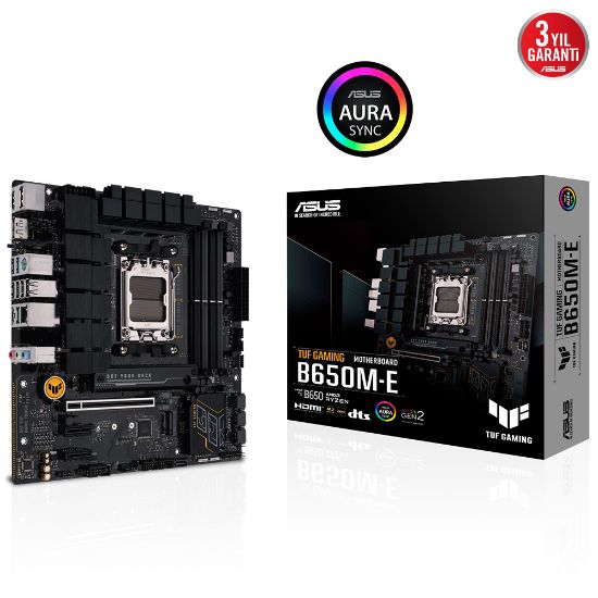 ASUS TUF GAMING B650M-E DDR5 6400+(OC) DP HDMI M.2 AM5  resmi