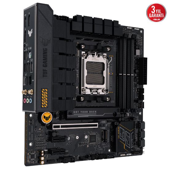 ASUS TUF GAMING B650M-E WIFI DDR5 6400+(OC) DP HDMI M.2 AM5  resmi