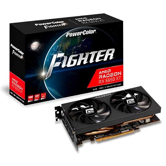 POWERCOLOR FIGHTER AXRX 6650XT 8GBD6-3DH 8GB GDDR6 128Bit resmi