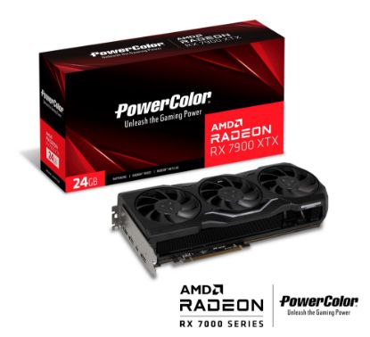 POWERCOLOR HELLHOUND RX7900XTX 24G-L/OC 24GB GDDR6 384Bit resmi