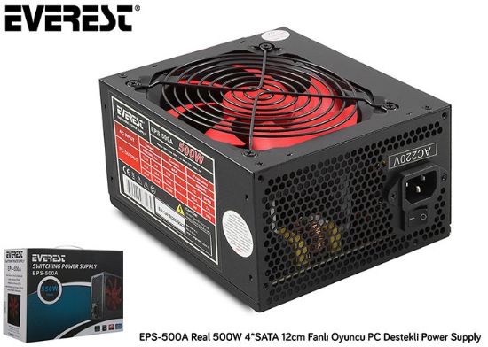 EVEREST EPS-500A 500W 12CM FANLI POWER SUPPLY resmi