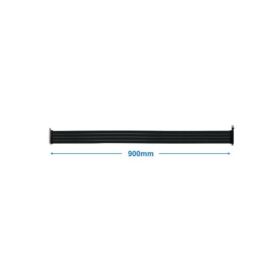 LIAN LI RISER KABLO SİYAH PCI-e 4.0 900MM (G89.PW-PCIV-4-90X) resmi