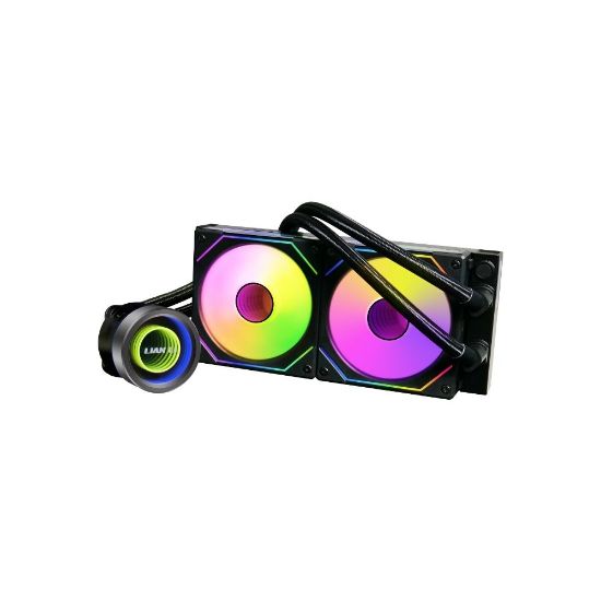 LIAN LI Galahad II Trinity SL-INFINITY AIO 240mm RGB Siyah İşlemci Sıvı Soğutucu (G89.GA2T24INB.00) resmi