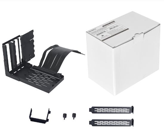 LIAN LI VG4-4-V2X EVRENSEL SİYAH DİKEY GPU KİTİ (G89.VG4-4-V2X.00) resmi