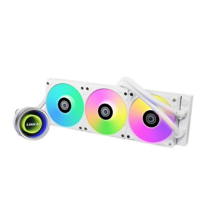 LIAN LI Galahad II Trinity AIO 360mm RGB Beyaz İşlemci Sıvı Soğutucu (G89.GA2T36W.00) resmi