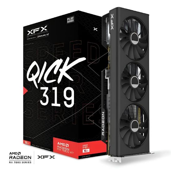 XFX QICK319 RX 7800XT CORE 16GB GDDR6 256Bit (RX-78TQICKF9) resmi