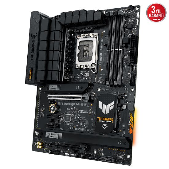 ASUS TUF GAMING B760-PLUS WIFI DDR5 7200(OC) HDMI DP ATX 1700P  resmi