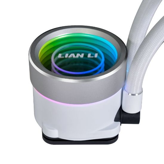 LIAN LI Galahad II Trinity SL-INFINITY AIO 360mm RGB Beyaz İşlemci Sıvı Soğutucu (G89.GA2T36INW.00) resmi