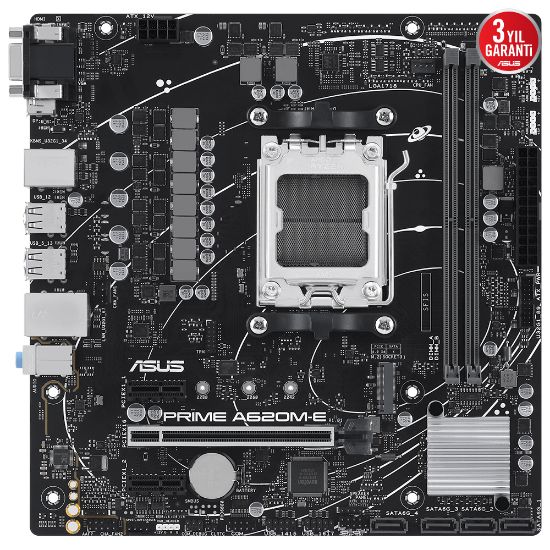 ASUS PRIME A620M-E DDR5 6400+(OC) HDMI VGA M.2 AM5 resmi