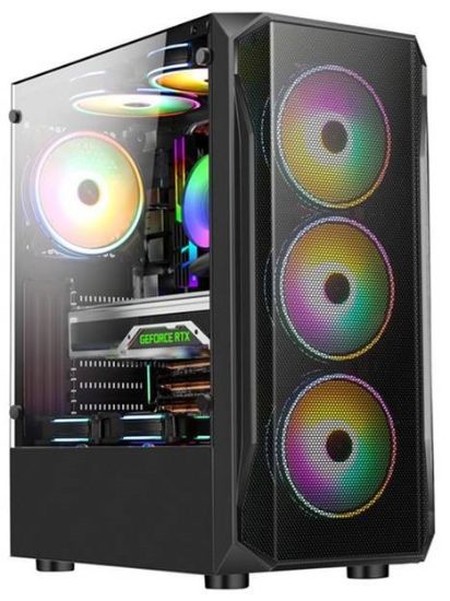 EVEREST X-RACER PEAK 600W 4x12CM RGB MİD TOWER resmi