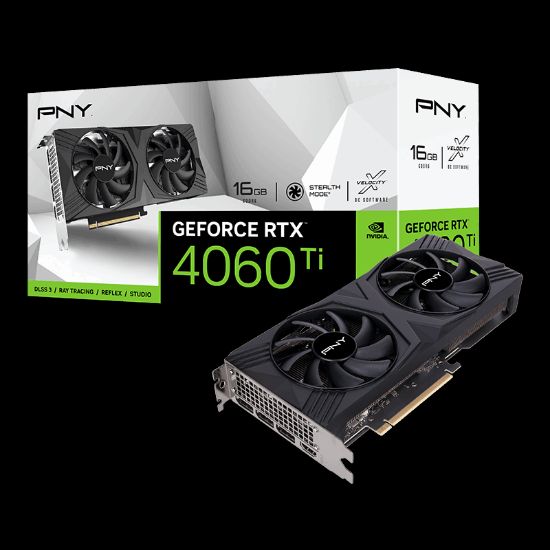 PNY RTX 4060Ti 16GB VERTO OC GDDR6 128Bit (VCG4060T16DFXPB1-E) resmi