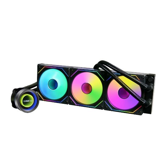 LIAN LI Galahad II Trinity SL-INFINITY AIO 360mm  RGB Siyah İşlemci Sıvı Soğutucu (G89.GA2T36INB.00) resmi