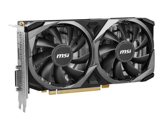 MSI GEFORCE RTX 3050 VENTUS 2X XS 8G OC GDDR6 HDMI DP DVI 128Bit  resmi