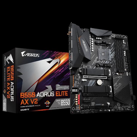 GIGABYTE B550 AORUS ELITE AX V2 DDR4 4733Mhz(OC) DP HDMI ATX  resmi