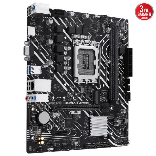 ASUS PRIME H610M-K ARGB DDR5 M.2 HDMI VGA mATX 1700p resmi