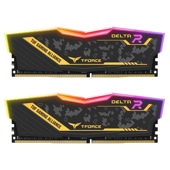 Team T-Force TUF Gaming Alliance 16GB (2x8GB) 3200MHz CL16 DDR4 Gaming Ram (TF9D416G3200HC16CDC01) resmi