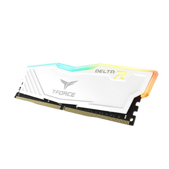 Team T-Force Delta RGB White 8GB (1x8GB) 3600MHz CL18 DDR4 Gaming Ram (TF4D48G3600HC18J01) resmi