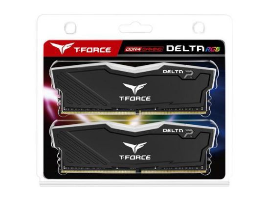 Team T-Force Delta RGB Black 16GB (2x8GB) 3200MHz CL16 DDR4 Gaming Ram (TF3D416G3200HC16FDC01) resmi