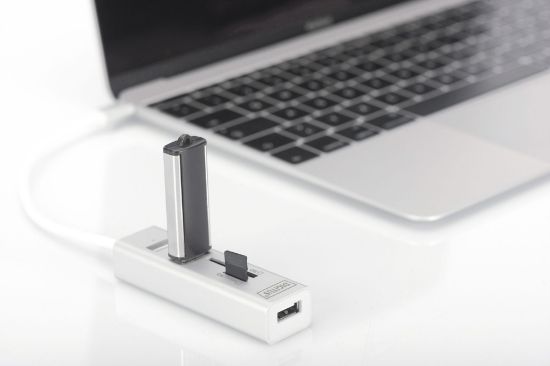 DIGITUS DA-70243 USB TYPE-C / USB 2.0 /  ÇOKLAYICI resmi