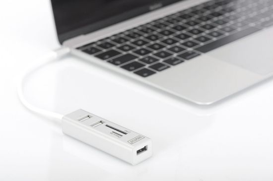 DIGITUS DA-70243 USB TYPE-C / USB 2.0 /  ÇOKLAYICI resmi