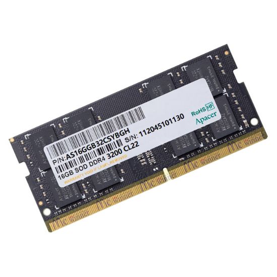 Apacer 16GB (1x16GB) 3200Mhz CL22 DDR4 Notebook SODIMM RAM (ES.16G21.GSH) resmi