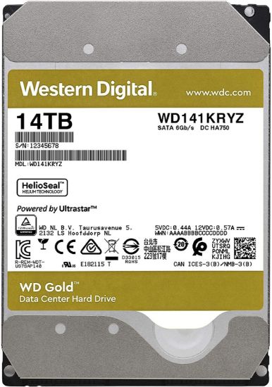 14TB WD GOLD ENTERPRISE 7200RPM SATA3 512MB WD141KRYZ resmi