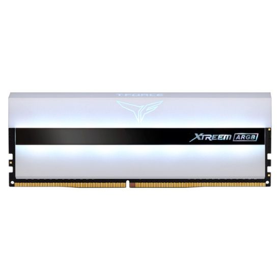 Team XTREEM ARGB White 32GB(2x16GB) 3600Mhz DDR4 Gaming Ram CL18-22 (TF13D432G3600HC18JDC01) resmi