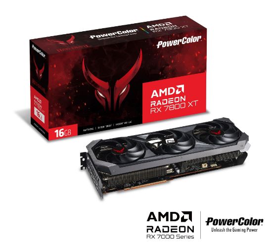 POWERCOLOR RED DEVIL RX7800XT 16G-E/OC 16GB GDDR6 256Bit resmi