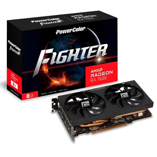 POWERCOLOR FIGHTER RX 7600 8G-F 8GB GDDR6 128Bit resmi