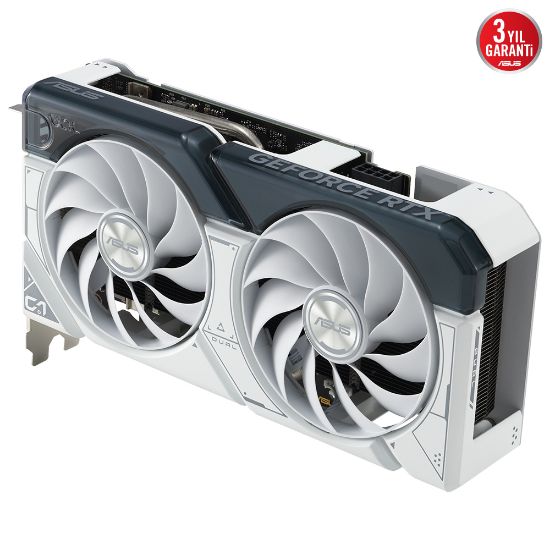 ASUS DUAL-RTX4060TI-O8G-WHITE 8GB GDDR6 HDMI DP 128Bit resmi